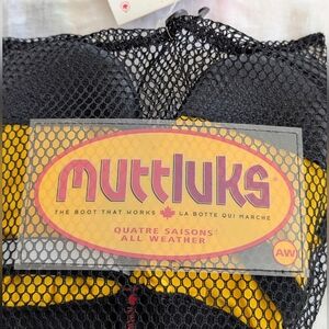 🐦 3 for $35 🐦 Muttluks All Weather Dog Boots | Large | Yellow | Made in Canada